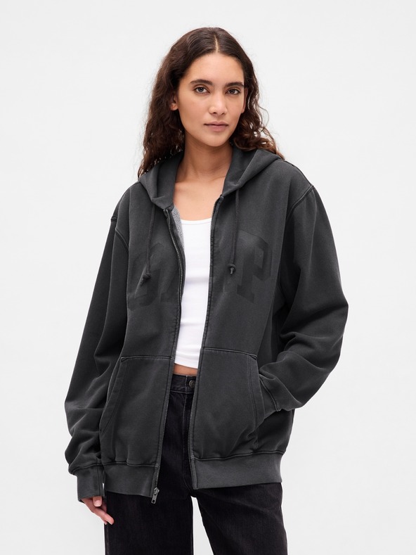 GAP Mikina s logem VintageSoft GAP