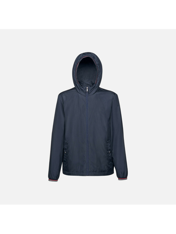 Geox Tmavě modrá pánská bunda Geox Jharrod