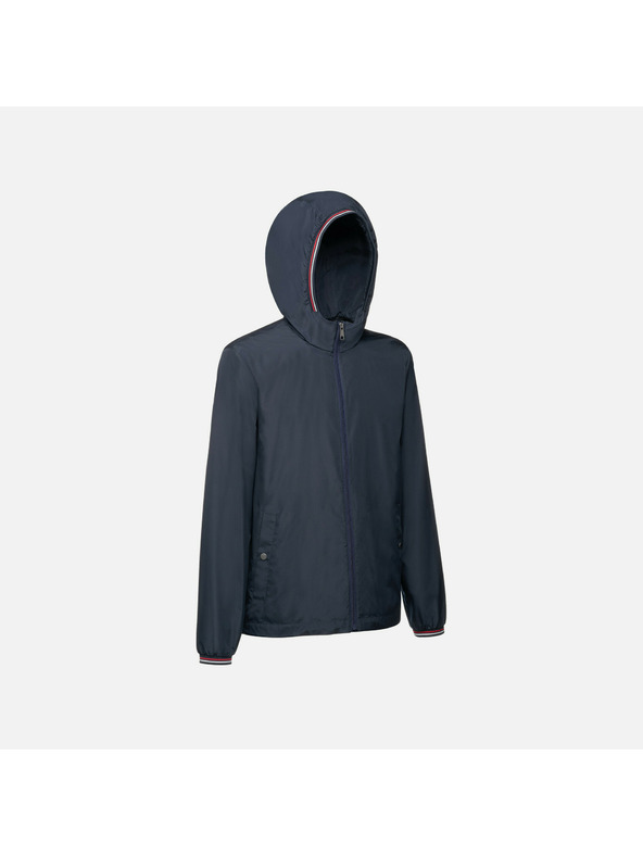 Geox Tmavě modrá pánská bunda Geox Jharrod