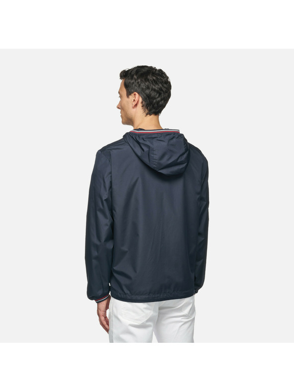 Geox Tmavě modrá pánská bunda Geox Jharrod