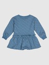GAP Baby mikinové šaty s logem GAP