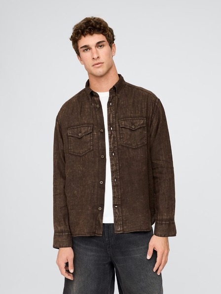 GAP Lněná košile Classic Shirt GAP