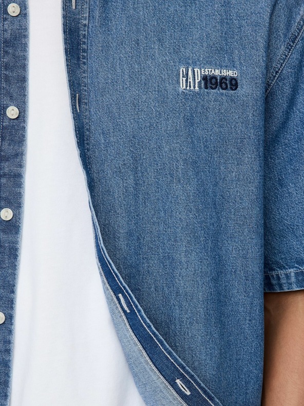 GAP Oversize džínová košile GAP