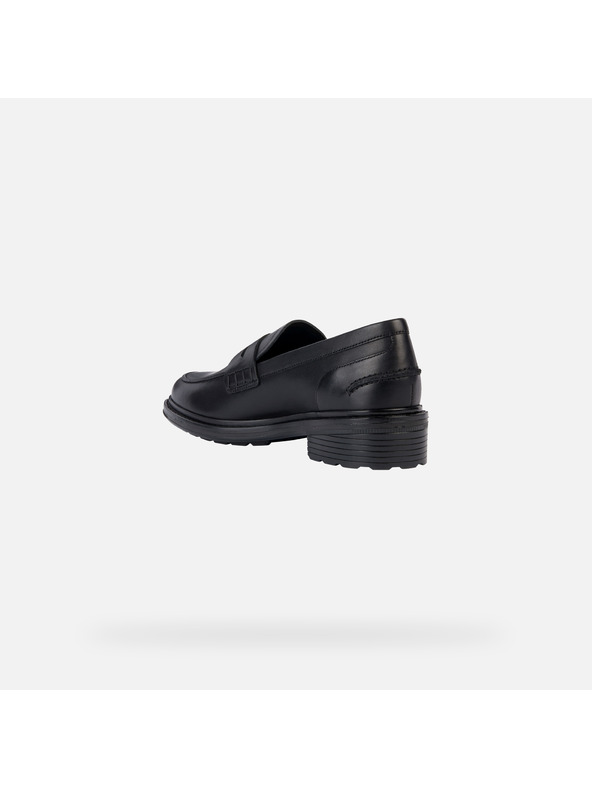 Geox Černé dámské mokasíny Geox Walk pleasure