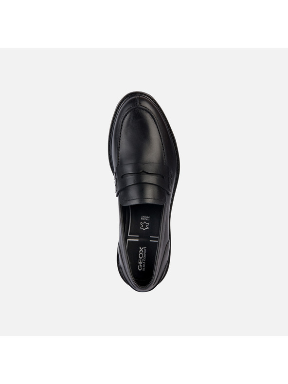 Geox Černé dámské mokasíny Geox Walk pleasure