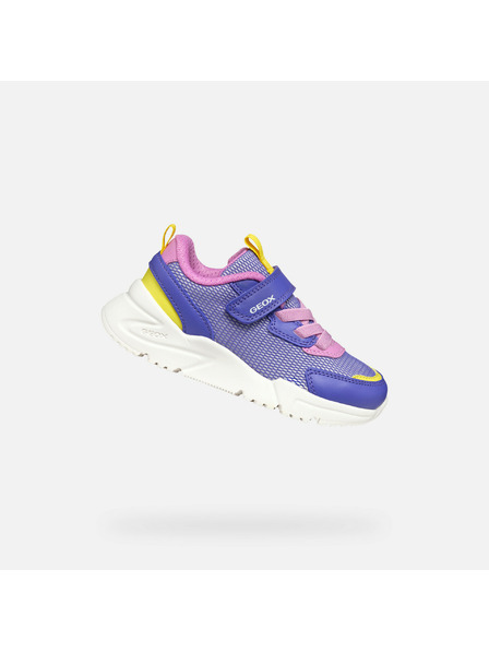 Geox Fialové dívčí tenisky Geox Loftus