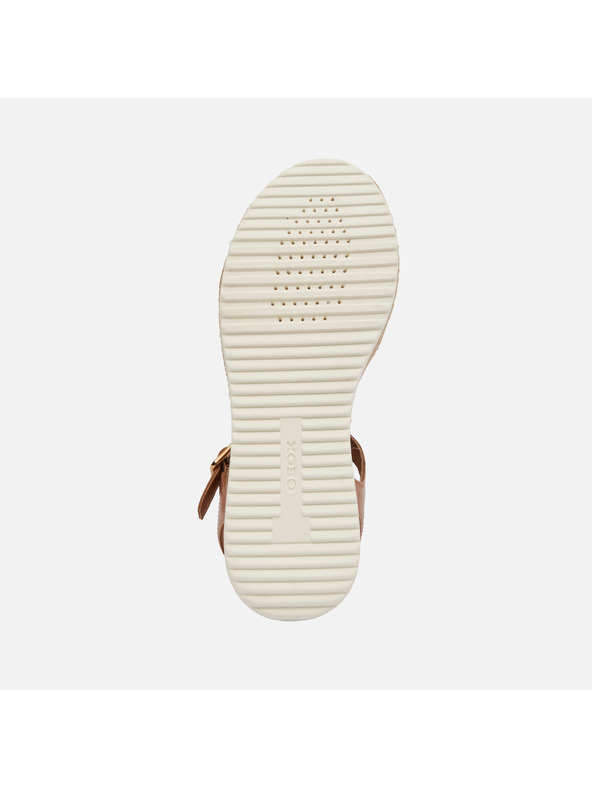 Geox Hnědé dámské sandály Geox Eolie