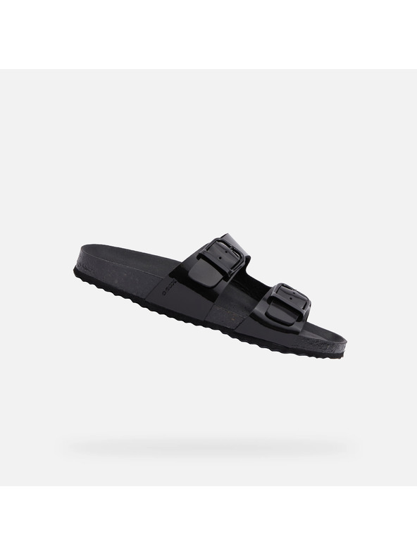 Geox Černé dámské pantofle Geox Brionia R