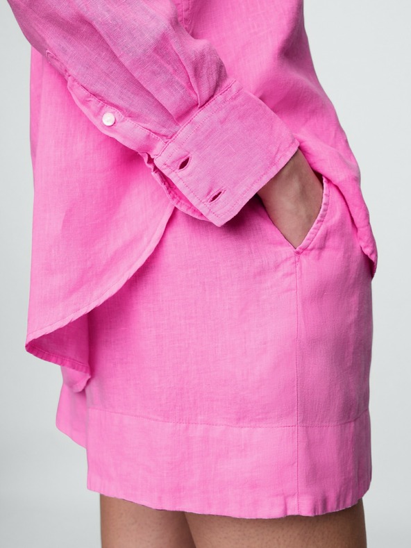 GAP Lněná oversize košile Big Shirt GAP