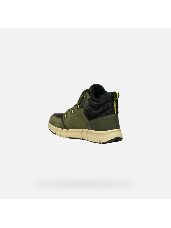 Geox Khaki chlapecká kotníková obuv Geox Flexyper B ABX