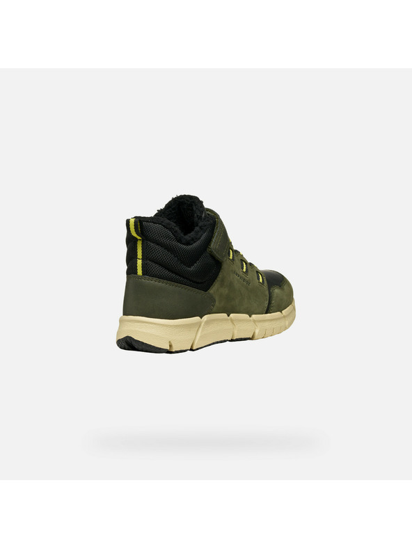 Geox Khaki chlapecká kotníková obuv Geox Flexyper B ABX