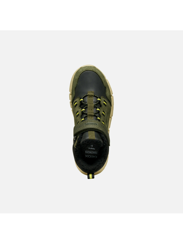 Geox Khaki chlapecká kotníková obuv Geox Flexyper B ABX