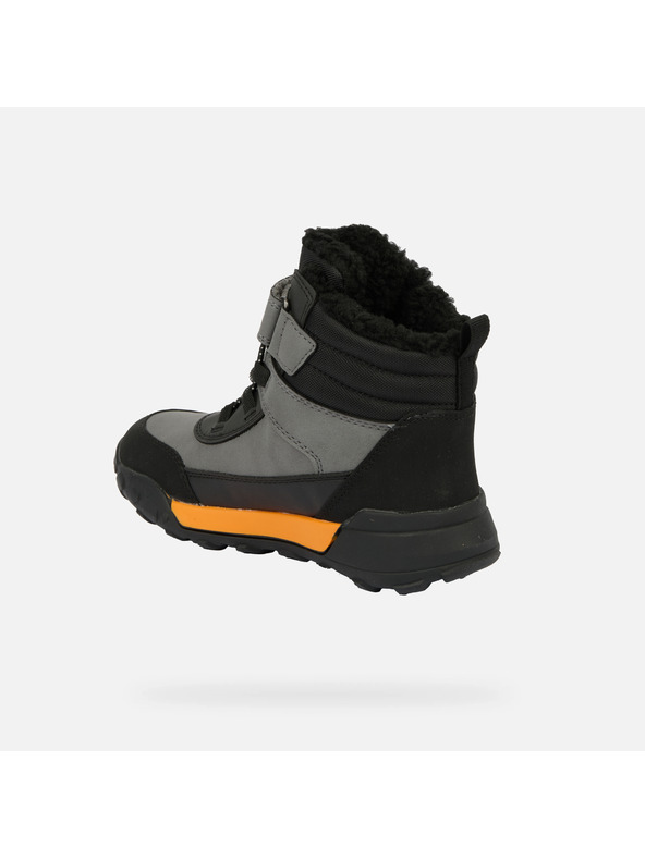 Geox Černá chlapecká zimní obuv Geox Trekkyup B Abx