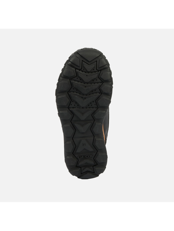Geox Černá chlapecká zimní obuv Geox Trekkyup B Abx