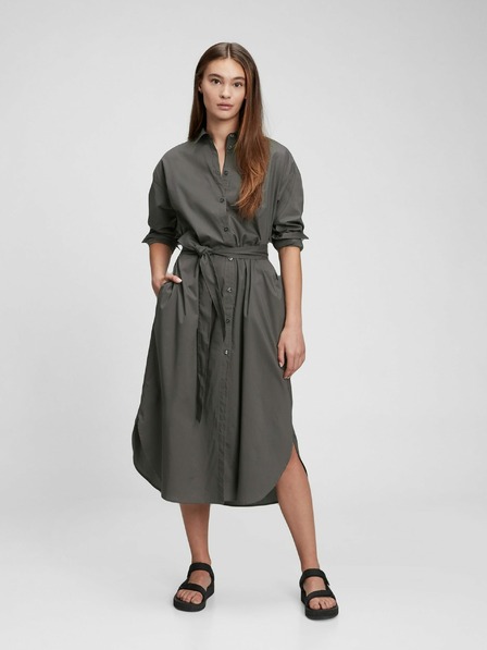 GAP Košilové šaty midi délka GAP