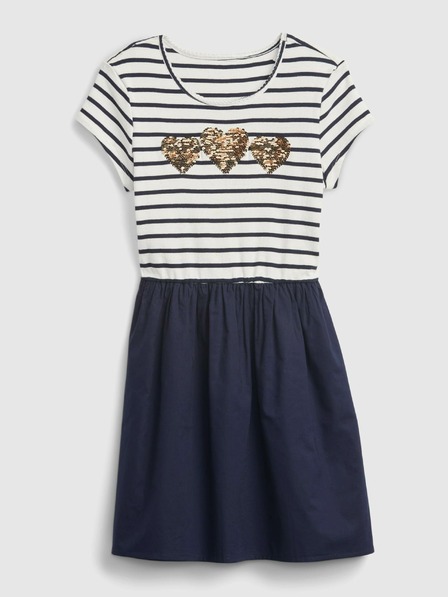 GAP Dětské šaty se srdíčky GAP