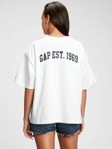 GAP Tričko GAP logo boxy step hem
