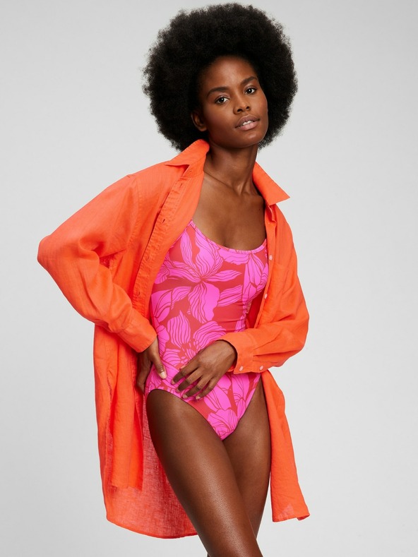 GAP Lněná dlouhá košile GAP