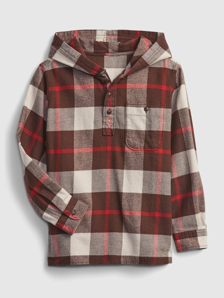 GAP Dětská svrchní kostkovaná košile GAP