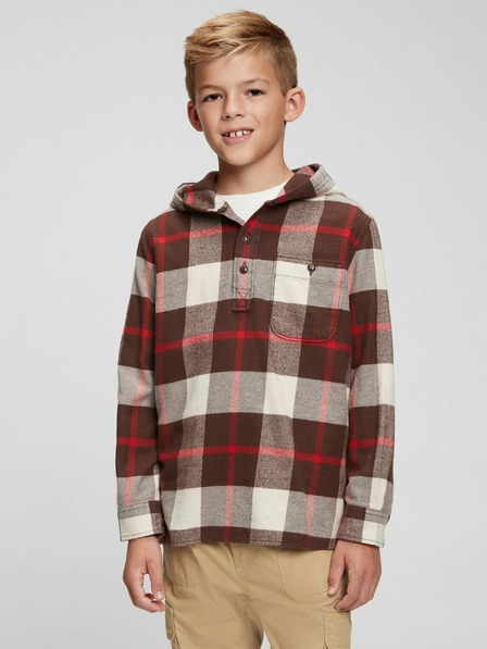 GAP Dětská svrchní kostkovaná košile GAP