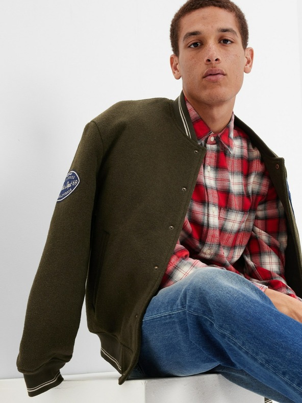 GAP Flanelová kostkovaná košile organic GAP