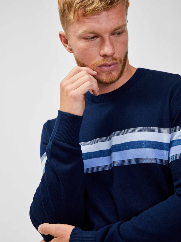 GAP Bavlněný svetr s pruhy GAP