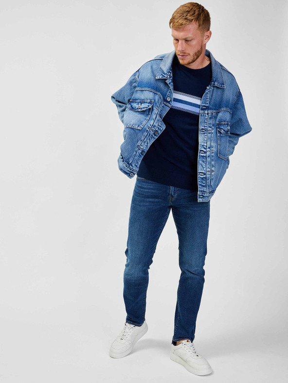 GAP Bavlněný svetr s pruhy GAP