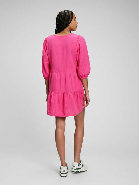 GAP Bavlněné volánové mini šaty GAP