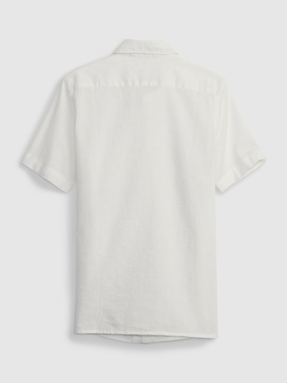 GAP Dětská lněná košile oxford GAP