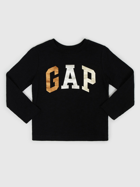 GAP Dětské tričko s metalickým logem Gap