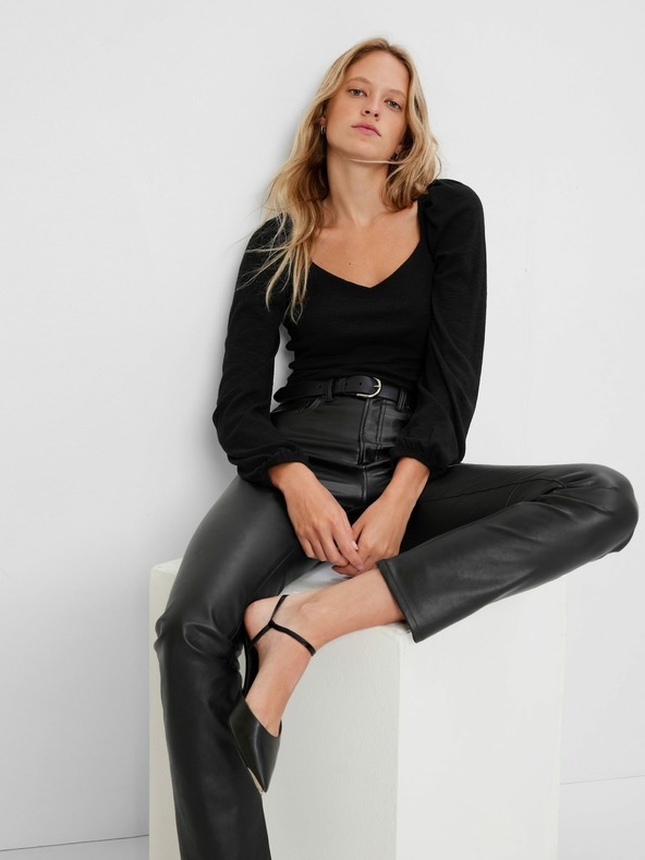 GAP Tričko s nabíranými rukávy GAP