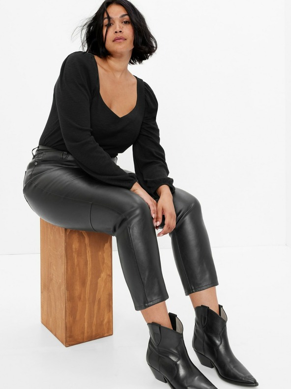 GAP Tričko s nabíranými rukávy GAP