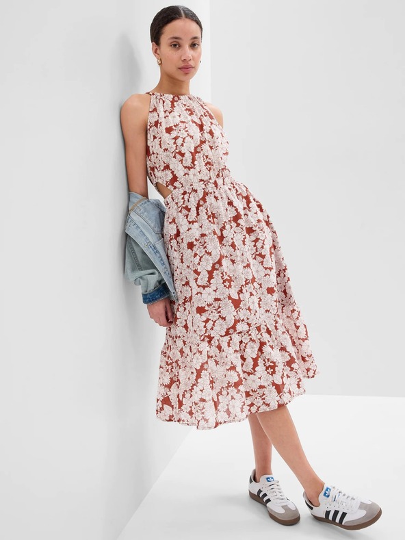 GAP Vzorované midi šaty GAP