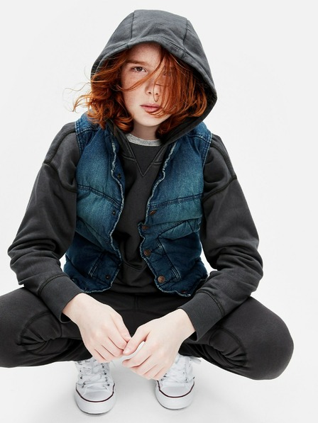 GAP Dětská džínová vesta organic GAP