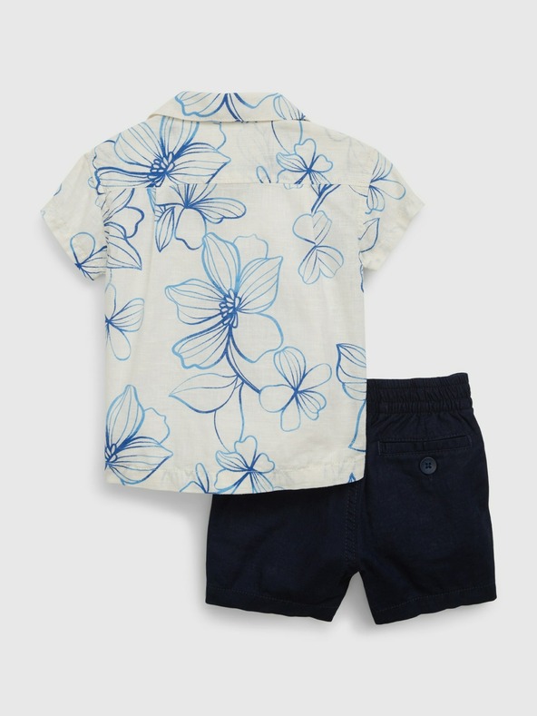 GAP Baby lněný outfit set Brannan Bear GAP