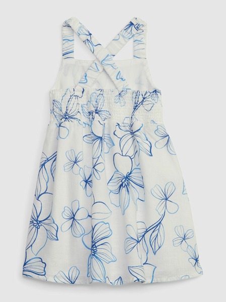 GAP Dětské lněné šaty GAP