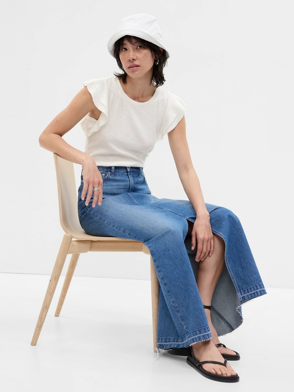 GAP Tričko s volánovými rukávy GAP