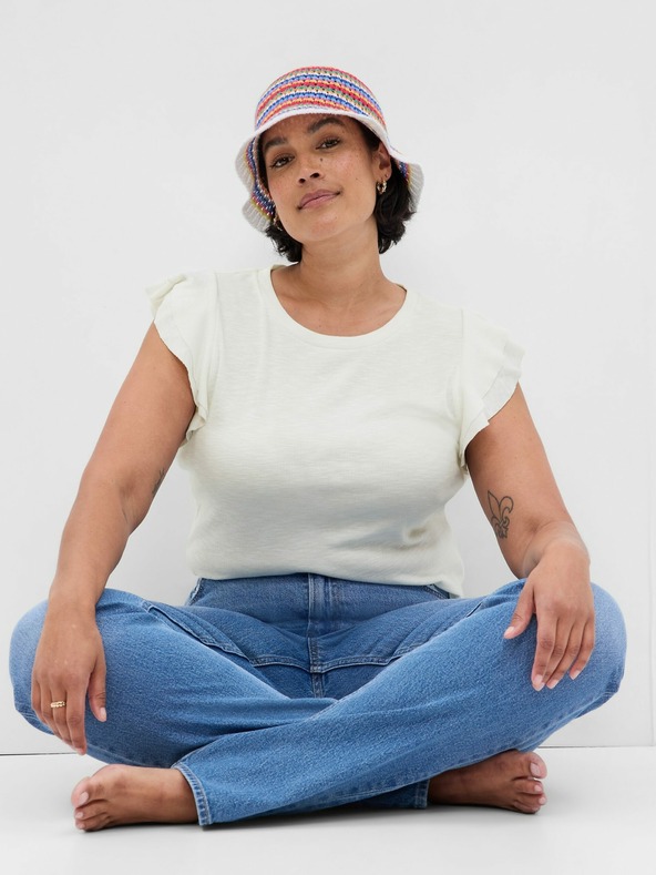 GAP Tričko s volánovými rukávy GAP