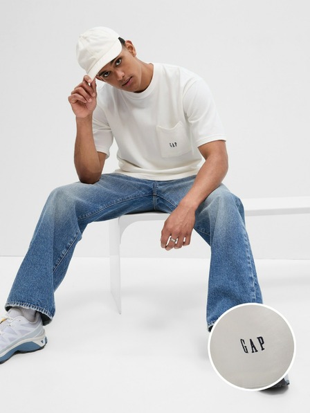 GAP Tričko pique oversize GAP