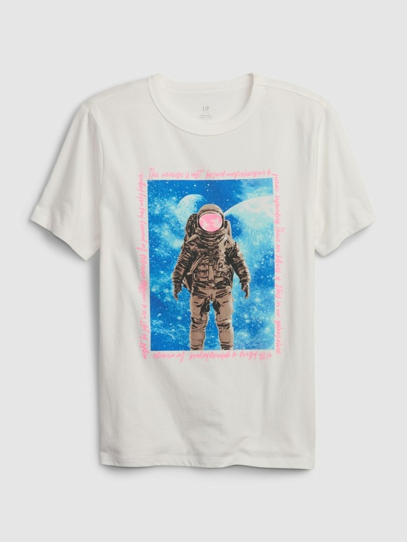 GAP Dětské tričko s potiskem Gap