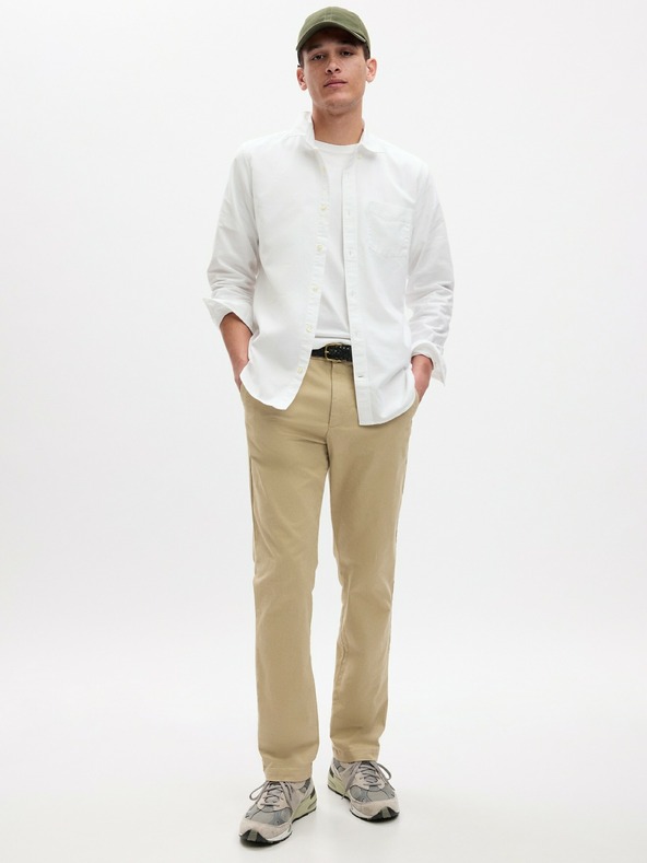 GAP Kalhoty modern khaki in straight fit GapFlex GAP