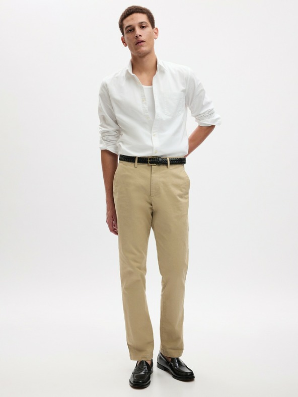GAP Kalhoty modern khaki in straight fit GapFlex GAP