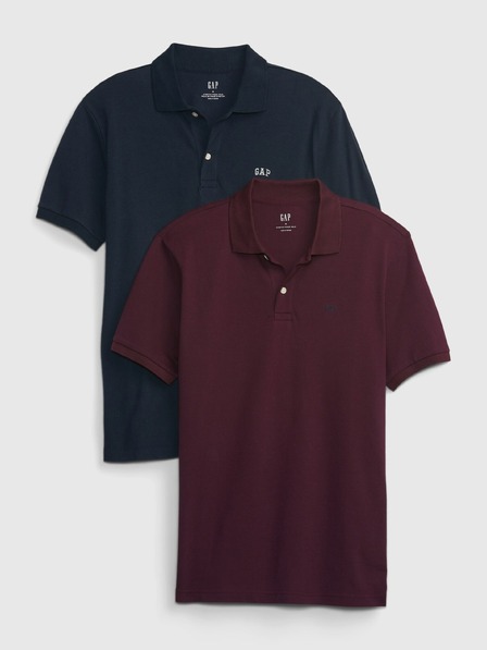 GAP Polo tričko logo pique, 2 ks GAP