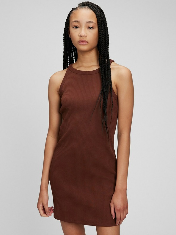 GAP Mini šaty z žebrovaného úpletu GAP