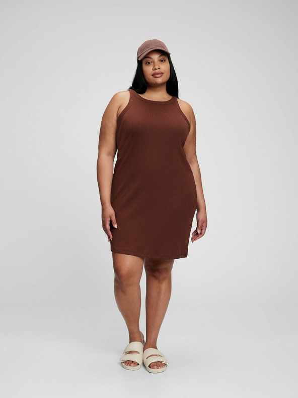 GAP Mini šaty z žebrovaného úpletu GAP