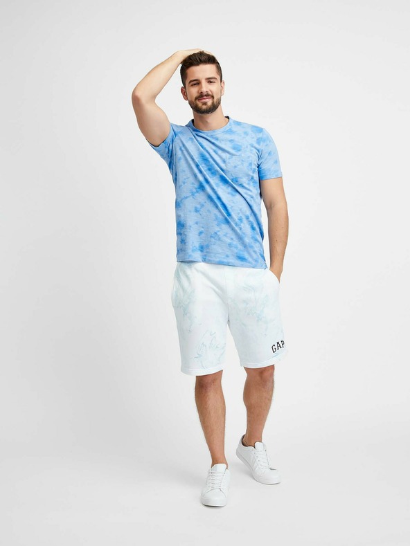 GAP Bavlněné tričko s batikou GAP