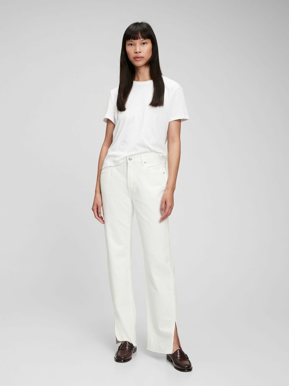 GAP Džíny loose Mid Rise '90s Split-Hem GAP