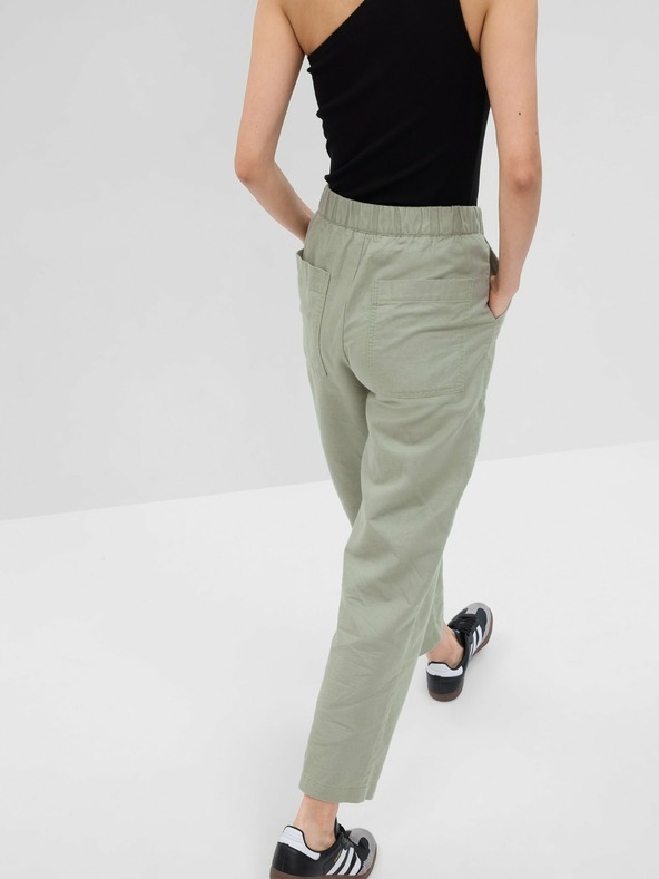 GAP Lněné kalhoty GAP