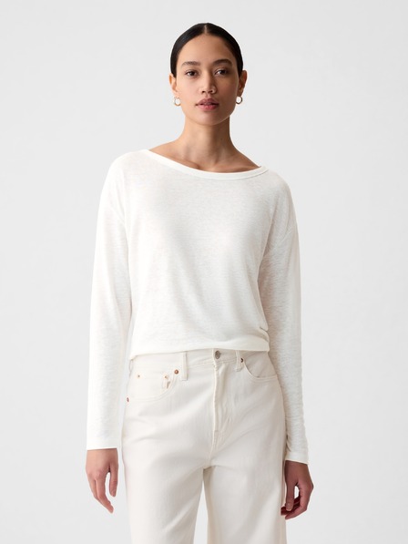 GAP Lněné tričko GAP