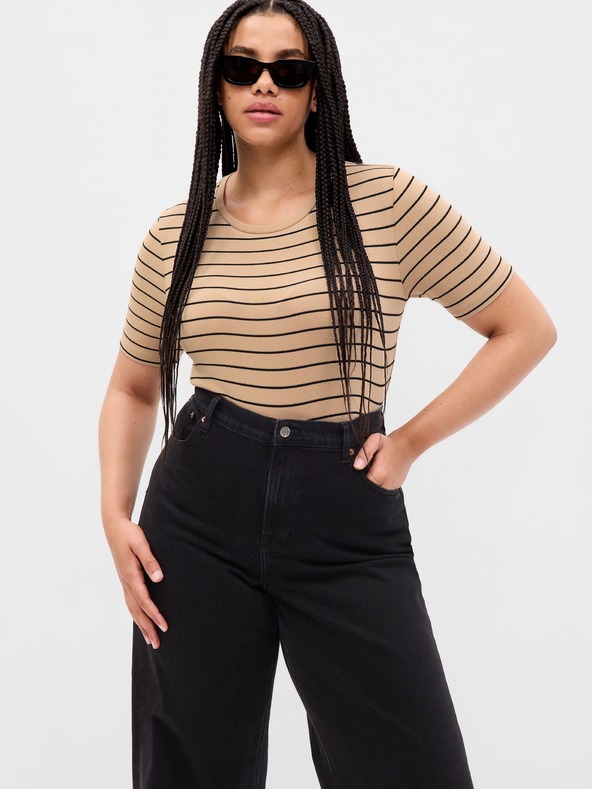 GAP Tričko s metalickou nití GAP